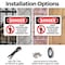 Signmission Robot Operating Area Do Not Enter Danger Sign, Plastic, 10in W x 7in L, 2PK OS-2PACK-DS-P-710-L-1550 - alternate 3
